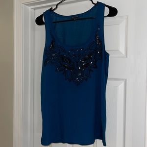 Embellished tank top